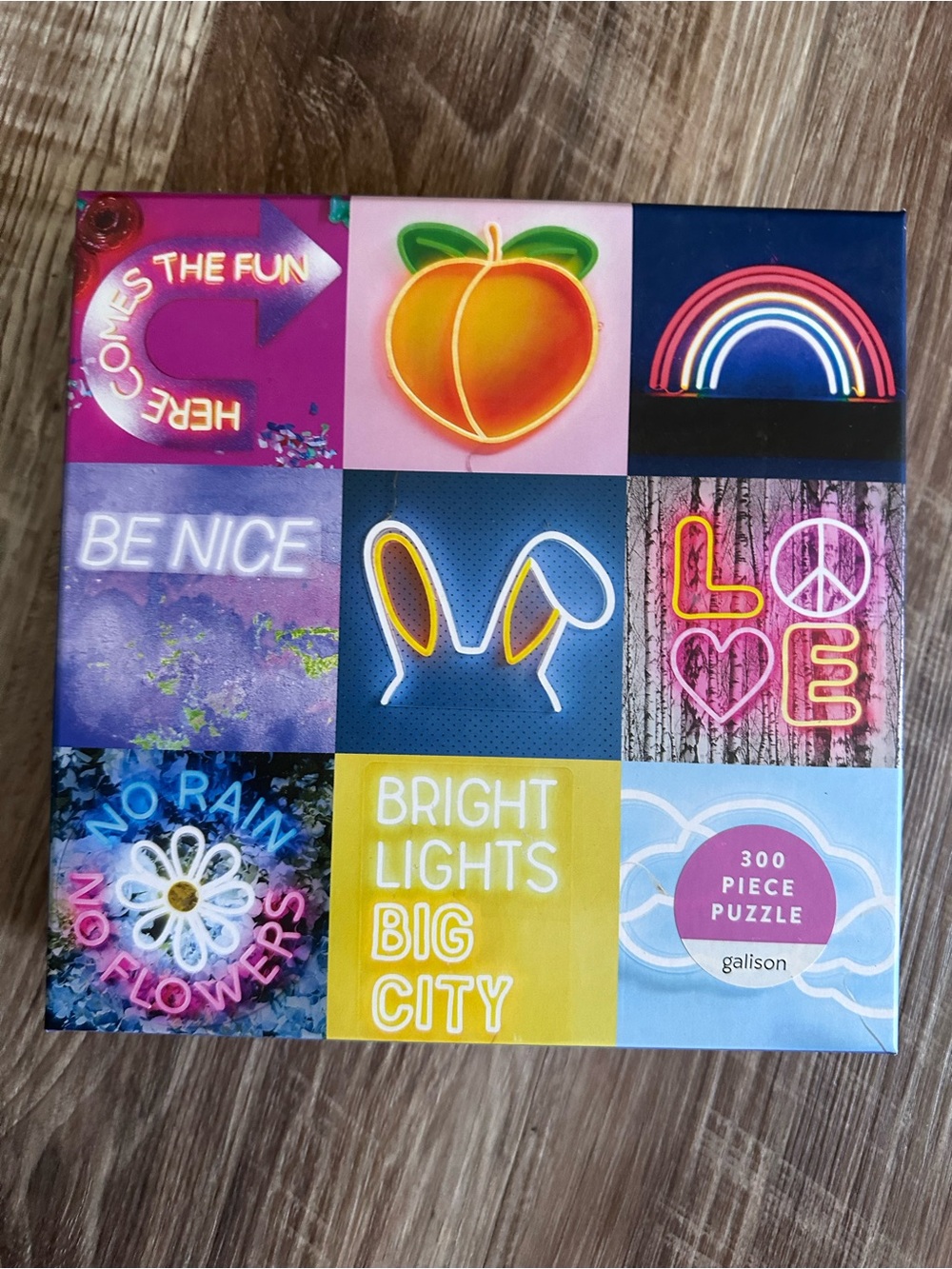 Galison Bright Lights Sticker Sheet - Multicolor Neon Icons